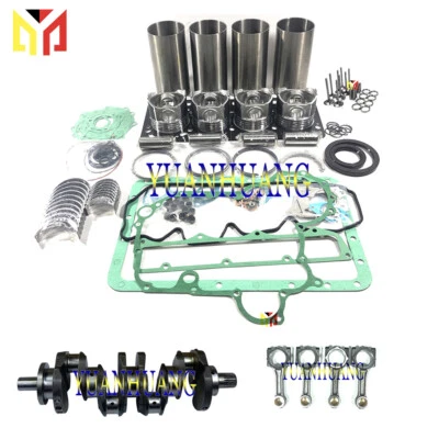 $1560 • Buy V3307 Engine Rebuild Kit W/ Crankshaft Con Rod For KUBOTA Bobcat Loader Tractor