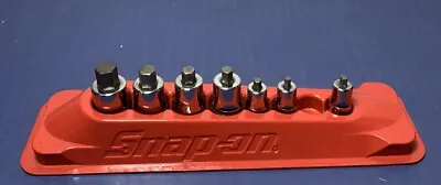 Snap On 208eftaxsy 8 Pc Stubby Hex Head Socket Drive Set 1/8-3/8  *1pc Missing* • $119.99