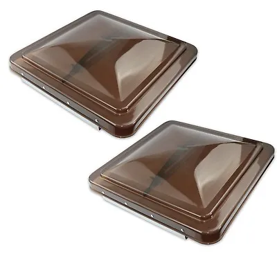 2 Pack 14  X 14  Replacement Roof Vent Cover Camper RV Trailer Smked Ventline • $29.99