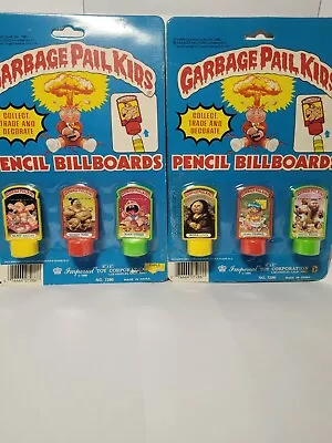 2 Vintage GPK 1986 Imperial Toy Corporation Garbage Pail Kids Pencil Billboards • $23