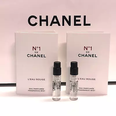 2x Chanel N1 L'eau Rouge Fragrance Mist 1.5ml • £7.49