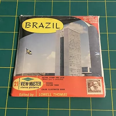 Sawyer's B057 Brazil W/stamp Nations Of The World View-master Reels Packet 2E • $15