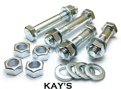 £5.75 • Buy M12 Part Threaded Bolts + Full Nuts + Washers High Tensile 8.8 Zinc Plated Hex