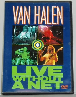 VAN HALEN - LIVE WITHOUT A NET Sammy Hagar 1986/2004 DVD • $14.50