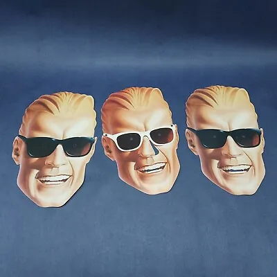 Lot Of 3 Retro '86 Coca Cola Max Headroom Mask Ads Catch The Wave Coke • $59.99