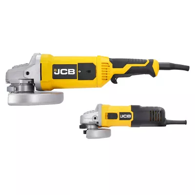 JCB 21-AGTPK 4.5  / 9  115mm & 230mm Angle Grinder Twin Pack 240V • £83.45