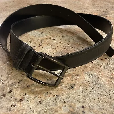 Handmade M.M. Collection Size 40 Italian Leather Belt Vintage • $11.62