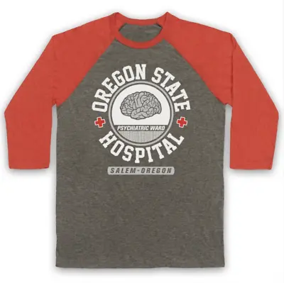 £24.99 • Buy Hospital Oregon One Flew Over Cuckoo's Nest Unofficial 3/4 Sleeve Baseball Tee