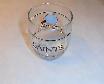 $35 • Buy 2- Vintage & Gorgeous Old New Orleans Saints Glass Lot