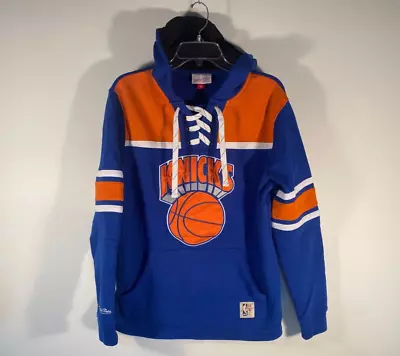 Mitchell & Ness Hardwood Classics New York Knicks Pull Over Hoodie Men Size S • $39.99