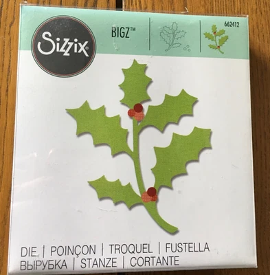 £5.50 • Buy Sizzix Bigz Die 662412 Holly