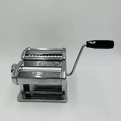 Marcato Atlas Pasta Maker Hand Crank Made In Italy Model 150 Mm Deluxe Wellness • $99