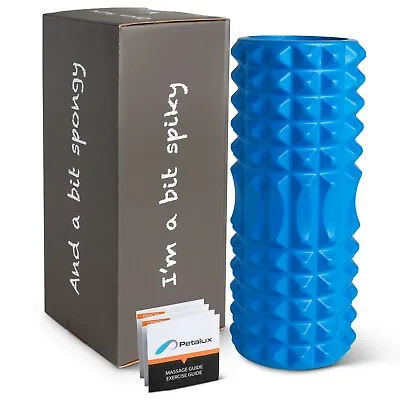 33CM Grid Foam Roller Physio Massage Deep Tissue Yoga Fitness GYM Training Guide • $15