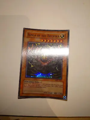 Yu-Gi-Oh! TCG Sanga Of The Thunder Metal Raiders MRD-E025 Unlimited Super Rare • £3.50