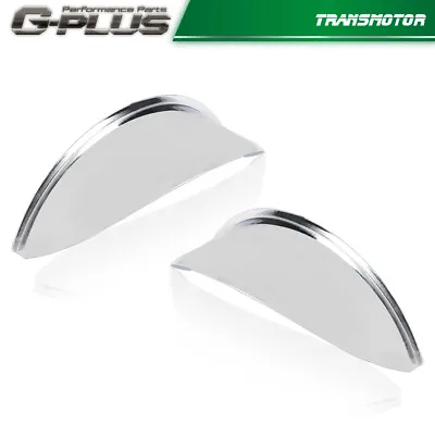 Pair 7  Heavy Duty Chrome Shields Trim Caps Custom Car Headlight Headlamp Visors • $12.50