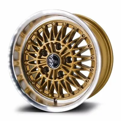 15  CTM Spider Wheels Gold Machined Fits For Torana LC LH LJ LX 15x7/15x8 5x108 • $1419