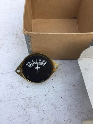 $111.25 • Buy Old Wood Boat Nos Amp Gauge Rat Rod Hot Vintage Dash Instrument Panel Scta Truck