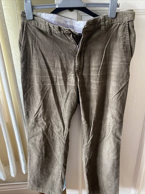 £5 • Buy Men’s Atlantic Bay Corduroy Trousers 34S 