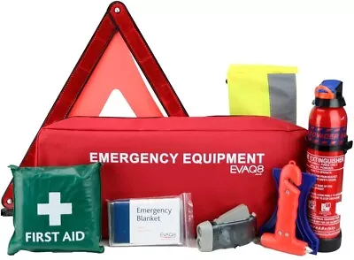£66.99 • Buy Advanced Car Safety Kit With Fire Extinguisher And Torch Driving In Europe / UK