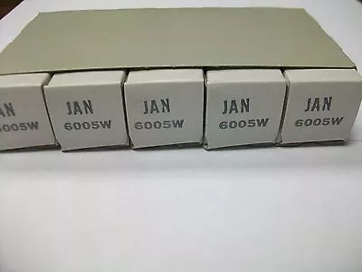   Sleeve  Of  5  Ge  Jan 6005/6aq5w  Tube • $39.95