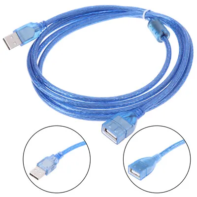 1Pc USB 2.0 Extension Extender Cable Male To Female Cord Adapter 0.3/0.5/1-sh • $7.47