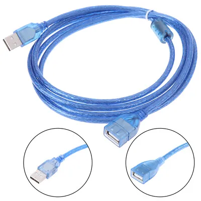 $3.34 • Buy 1Pc USB 2.0 Extension Extender Cable Male To Female Cord Adapter 0.3/0.5/1.5/2M;