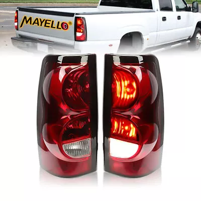 2PCS Red Tail Lights Brake Lamps For 2003-2006 Chevy Silverado 1500 2500 3500 HD • $39.99