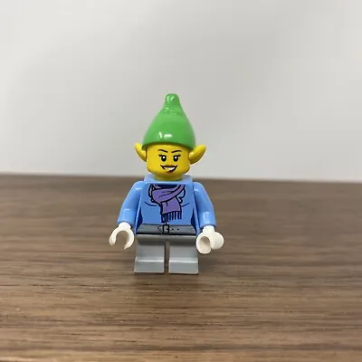 LEGO Female Elf With Green Hat Minifigure | Hol049 | Toy Workshop • $4.95