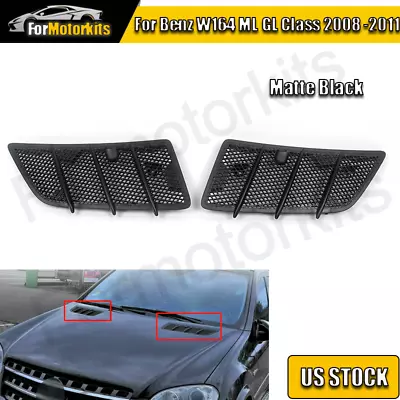 2x Hood Air Vent Grille Cover For Mercedes Benz W164 GL ML Class 350 450 08-11 • $35.75