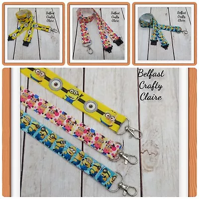 Safety Release Lanyard Neck Strap - Badge ID Phone Keys Office Travel - MINIONS  • £5.75