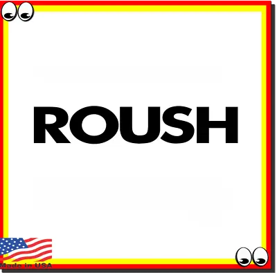 ROUSH Racing Mustang Vinyl Cut Decal Sticker Logo For Door Handles Windows Etc. • $4.99