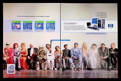 HP Media Center PC Computer 2002 Intel Window XP 2002 Print Magazine Ad Poster • $11.99