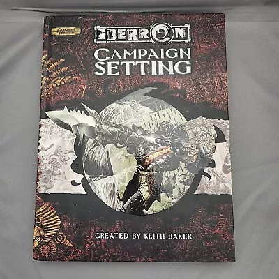 EBERRON CAMPAIGN SETTING 2004 1st Print HC Dungeons & Dragons 3.5/D20 WOTC • $25.75