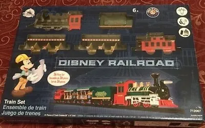 Disney Parks Mickey Mouse Railroad Lionel Train 36 Piece Set NIB • $69.95