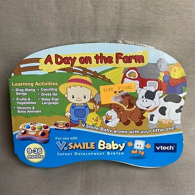 A Day On The Farm (Vtech V.Smile Baby) Infant Development System Game Learning + • $4.99