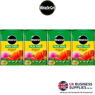 Miracle-Gro Premium All Purpose Peat Free 40 Litre Nutritious Compost Gardening • £11.49