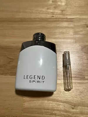 Mont Blanc Legend Spirit EDT 5ml Sample Vial • $10