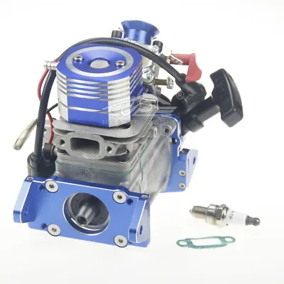 29CC 2-Stroke 4 Bolt Engine Blue For 1/5 RCMK ZENOAH Marine Gas Engine RC Boat • $438.34