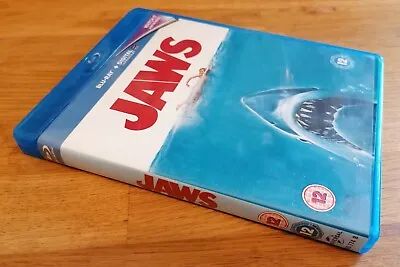 BLU-RAY - Jaws 1975 Steven Spielberg Richard Dreyfuss Roy Scheider Robert Shaw • £4.50