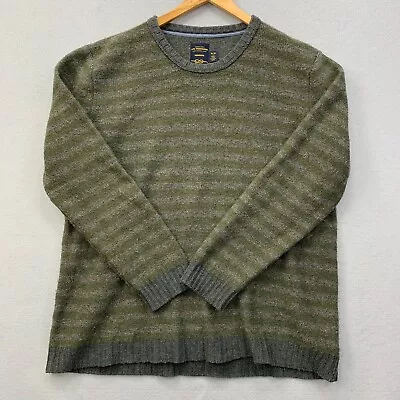 Shipmen Cpo Provisions Lambswool Pullover Sweater Men Size XL Green Long Sleeves • $25