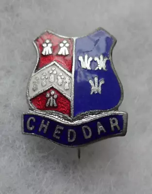 CHEDDAR - Coat Of Arms / Crest - PIN BADGE • £4.99