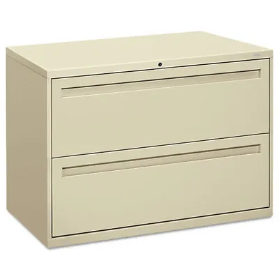 HON 792LL Brigade 700 2-Drawer 42  X 18  X 28  Lateral File Cabinet - Putty New • $924.19