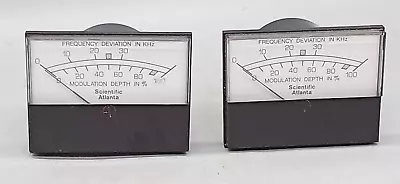 2 NEW MODUTEC FREQUENCY DEVIATON IN KHz Panel Meters / SCIANTIFIC ATLANTA - • $49