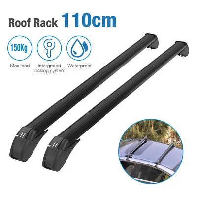 Universal Car Top Roof Rack Cross Bar 43.3  Luggage Carrier Aluminum Lock NEW • $49.99