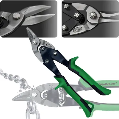 Automatic Aviation Tin Snips Silverline Right Cut Metal Cutter Shears Scissors • $10.49