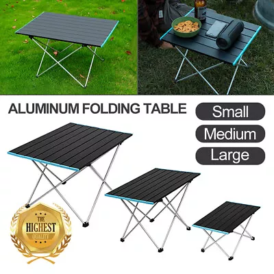 S/M/L Size Camping Table Folding Table Portable Picnic Outdoor Foldable Desk AU • $22.99