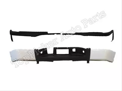 For 2007-13 SIERRA DUAL WHEEL REAR BUMPER PAINTED WHITE TOP CENTER PAD W/O HOLE • $306.03