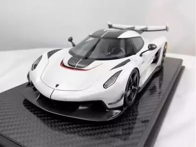 FrontiArt 1/18 Koenigsegg Jesko Diecast Model Car Crystal White Gifts Display • $620.50