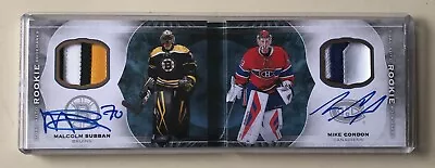 2015-16.the Cup Dual Rookie Auto Patch Booklet. Malcolm Subban - Condon. 12/18. • $59.99