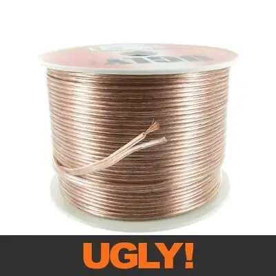 100m 20AWG UGLY Speaker Cable OFC 20 Gauge AWG 28x0.15mm Strand • $55